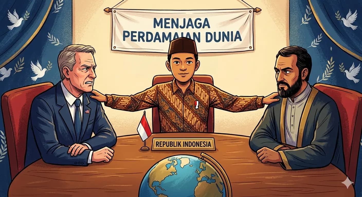 Diplomasi di Ujung Tanduk: Analisis Mendalam Tekanan Domestik terhadap Langkah Perdamaian Indonesia