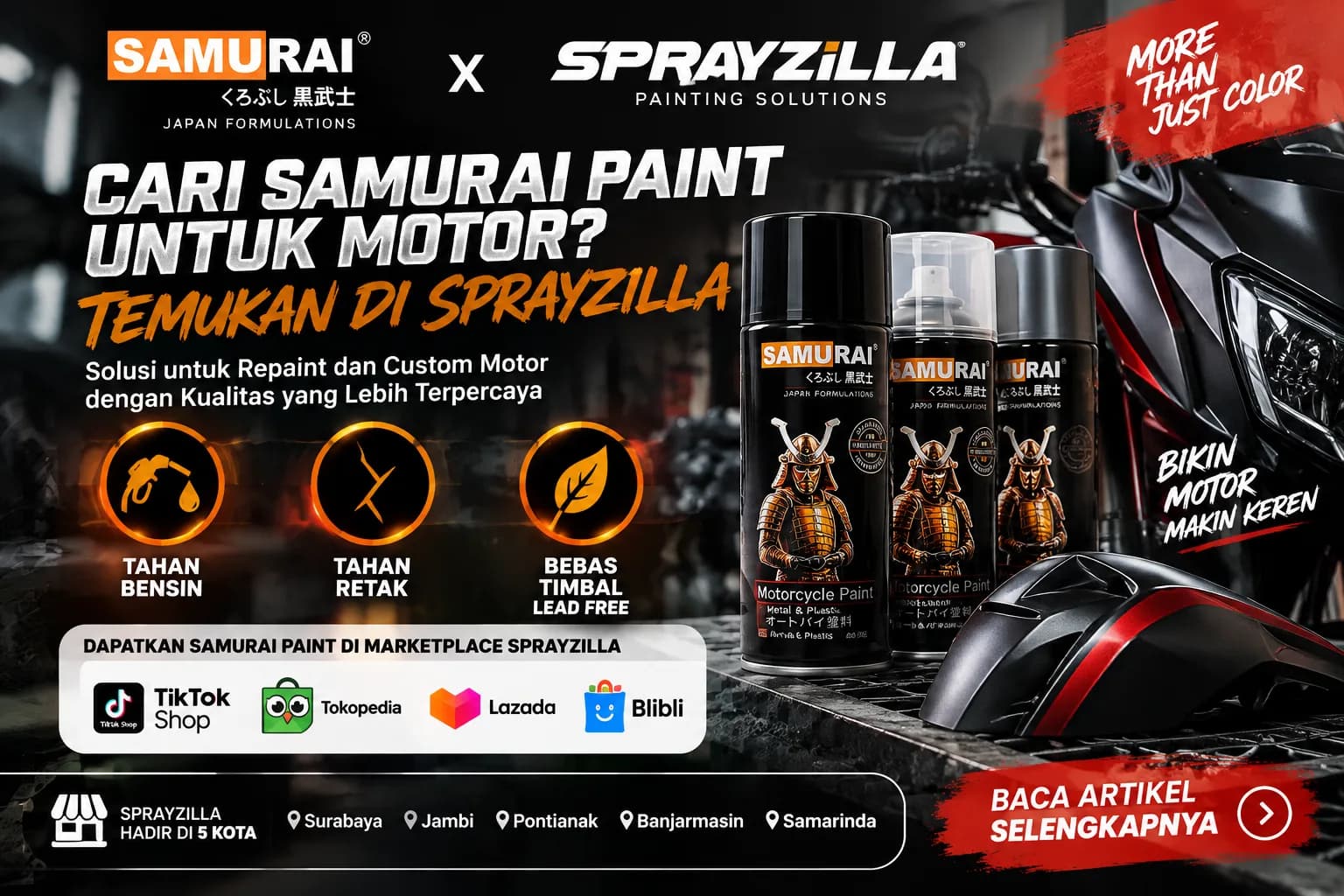 Dari Satu Toko ke Lima Kota: Membaca Strategi Replikasi Sprayzilla dan Samurai Paint
